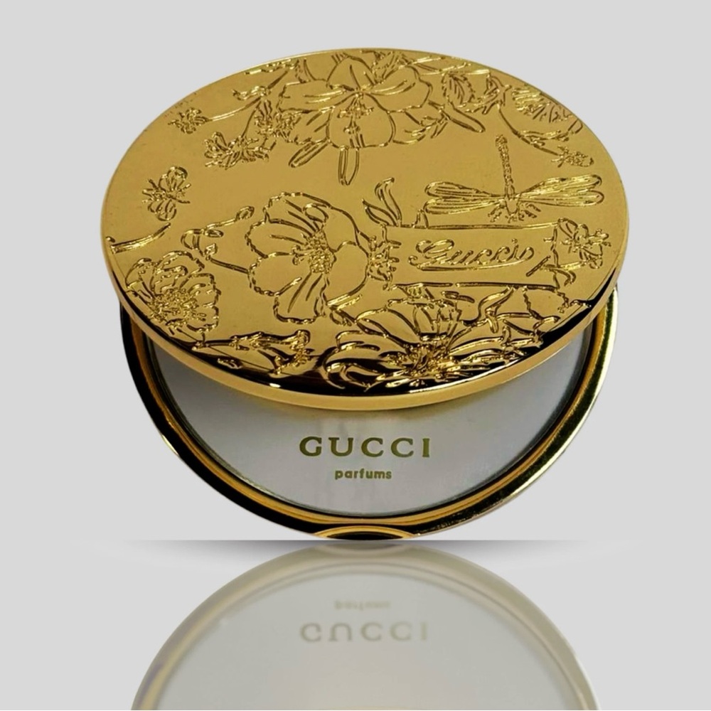 Gucci Beauty Floral Etched Compact Mirror